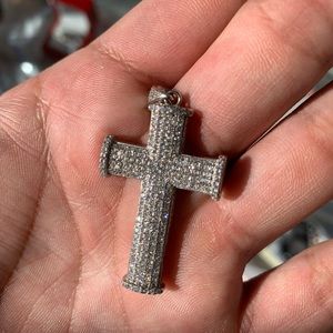 Silver cross. Pure silver.